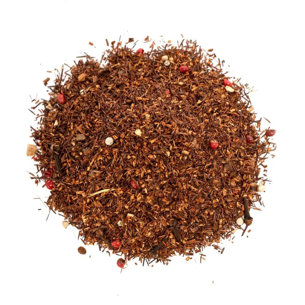 Fűszeres rooibos – Koffeinmentes fűszeres vörös tea a forró élvezethez. 100g