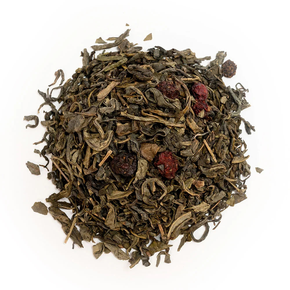 Blueberry Passion Fruit zöld tea Kína (kínai sárkány). 100g
