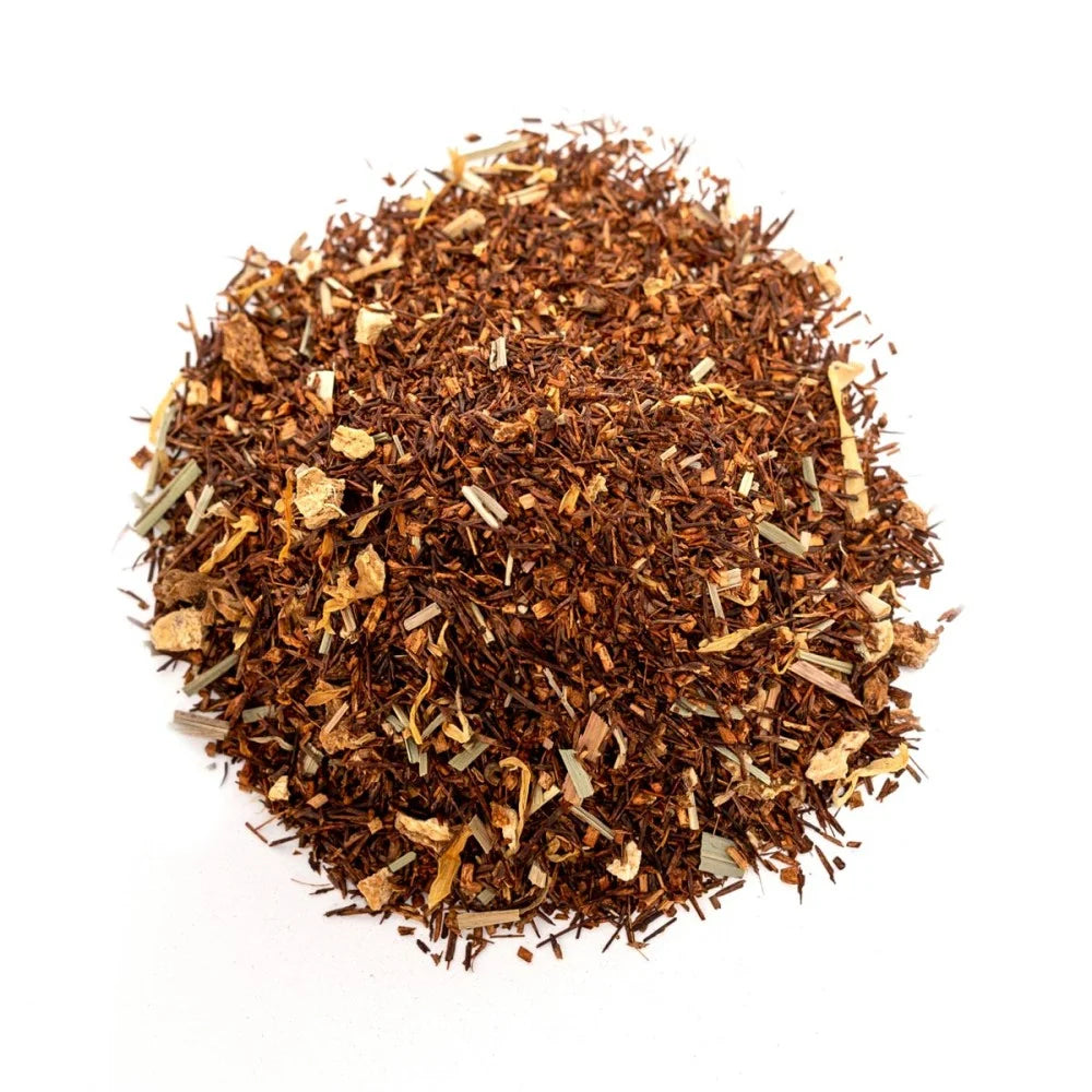Lime Ginger Rooibos – hűvös és fűszeres koffeinmentes vörös tea. 100g